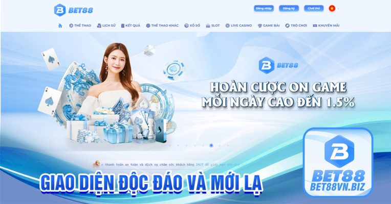 Giao diện độc đáo và mới lạ